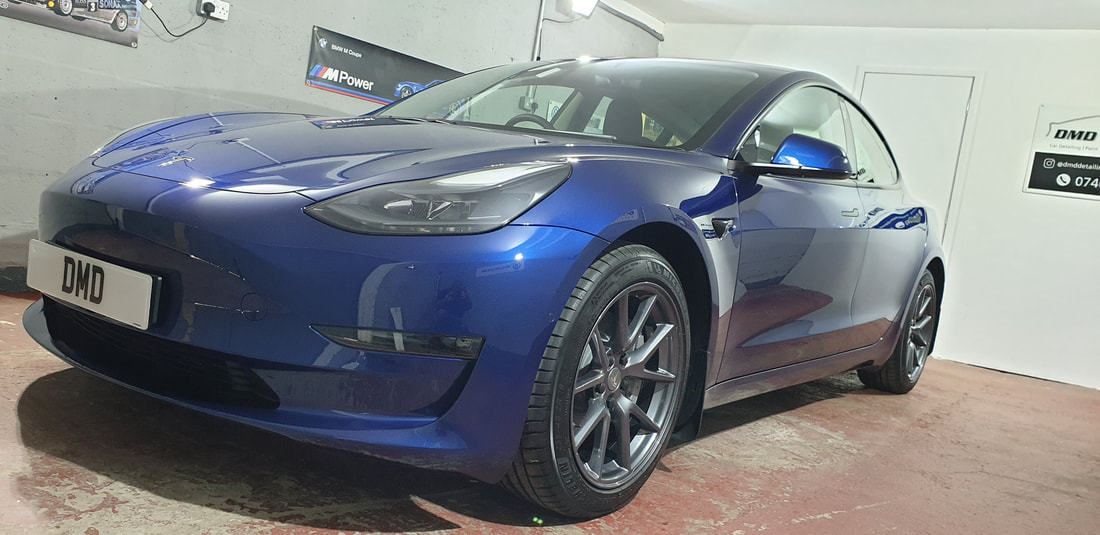 New Car Paint Protection Detail - Tesla Model 3 Duel Motor