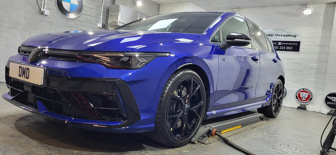 Volkswagen Golf R after undergoing my New Car Ceramic Coating in Paisley by DMD Car Detailing