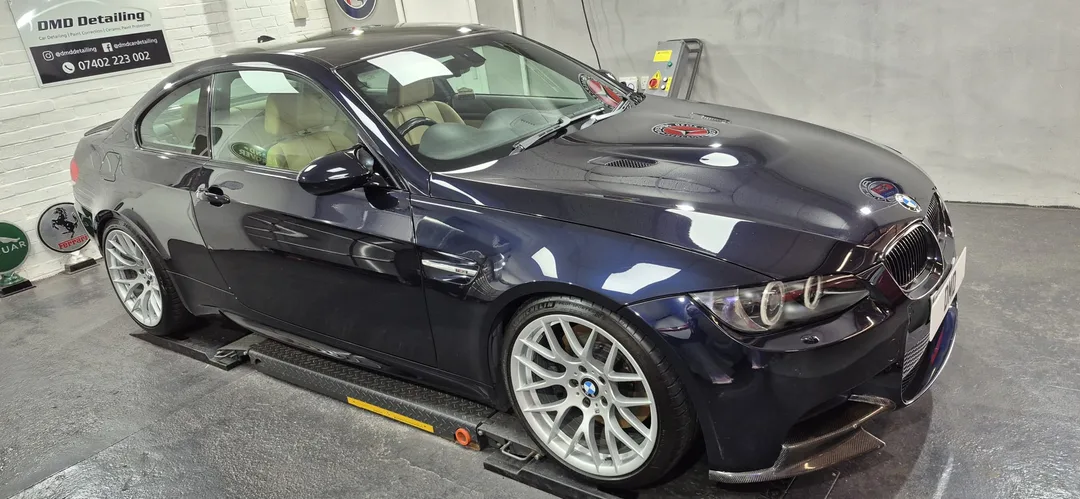 Jerez Black BMW M3 after Minor Paint Correction in Paisley near Glasgow at DMD Car Detailing