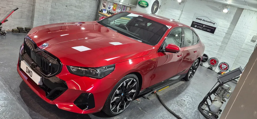 BMW i5 after undergoing New Car Ceramic Coating at DMD Car Detailing near Glasgow