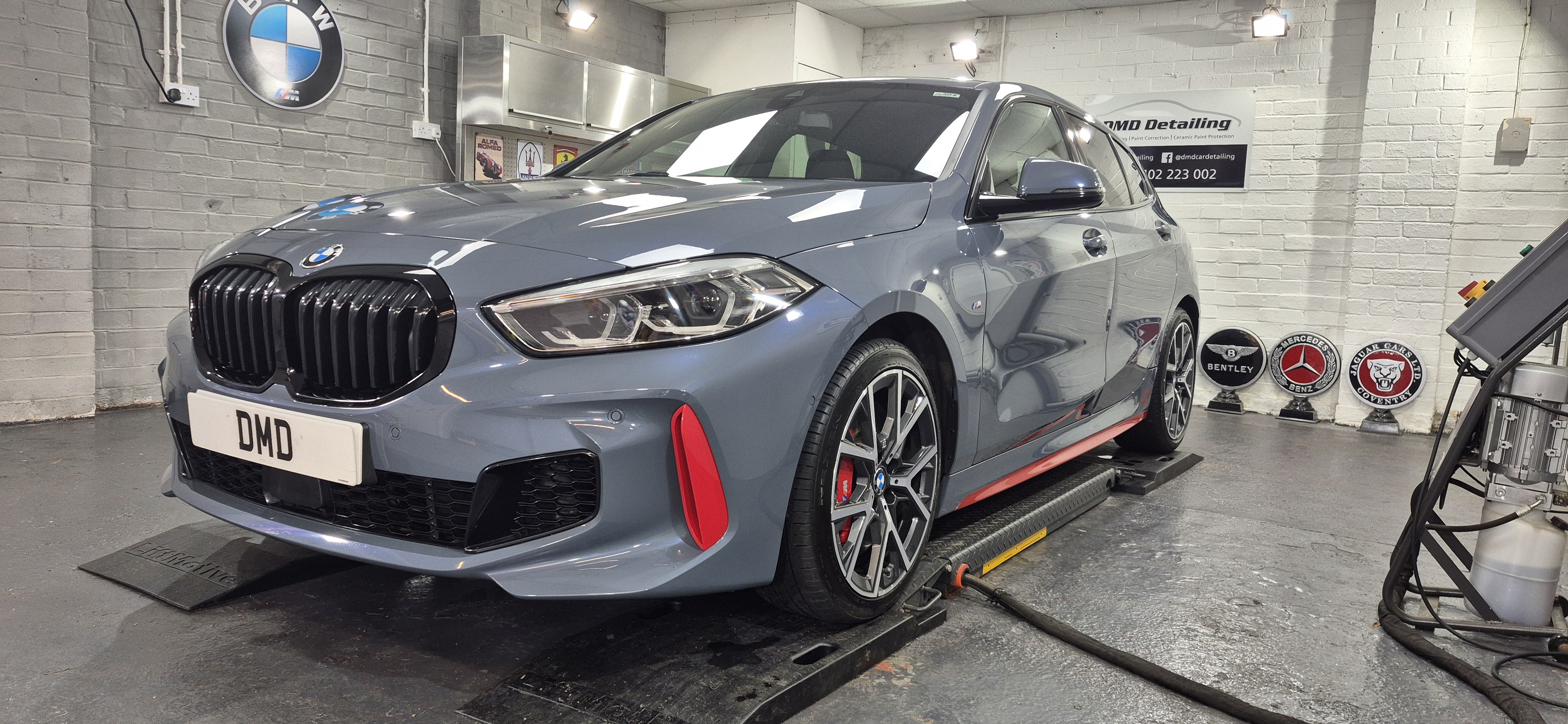 Single stage machine polish carried out in Paisley near Glasgow by DMD Car Detailing