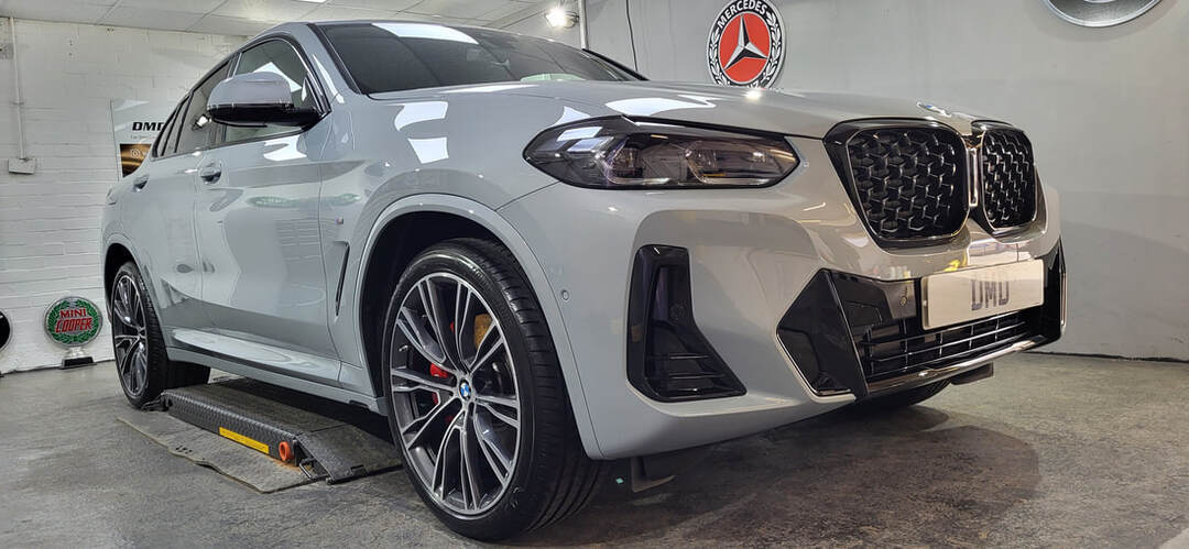 BMW X4 after undergoing New Car Ceramic Coating in Paisley by DMD Car Detailing