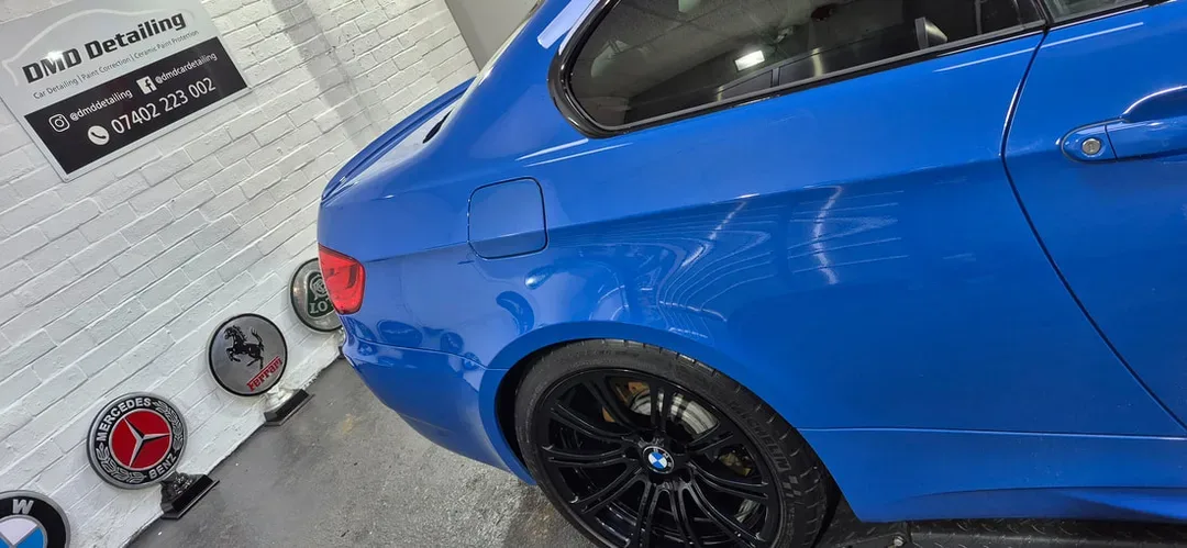 BMW M3 after ceramic paint protection in Paisley at DMD Car Detailing near Glasgow