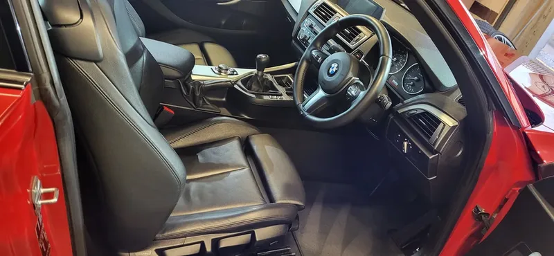 BMW which underwent interior deep clean & exterior car detailing service in Paisley near Glasgow.