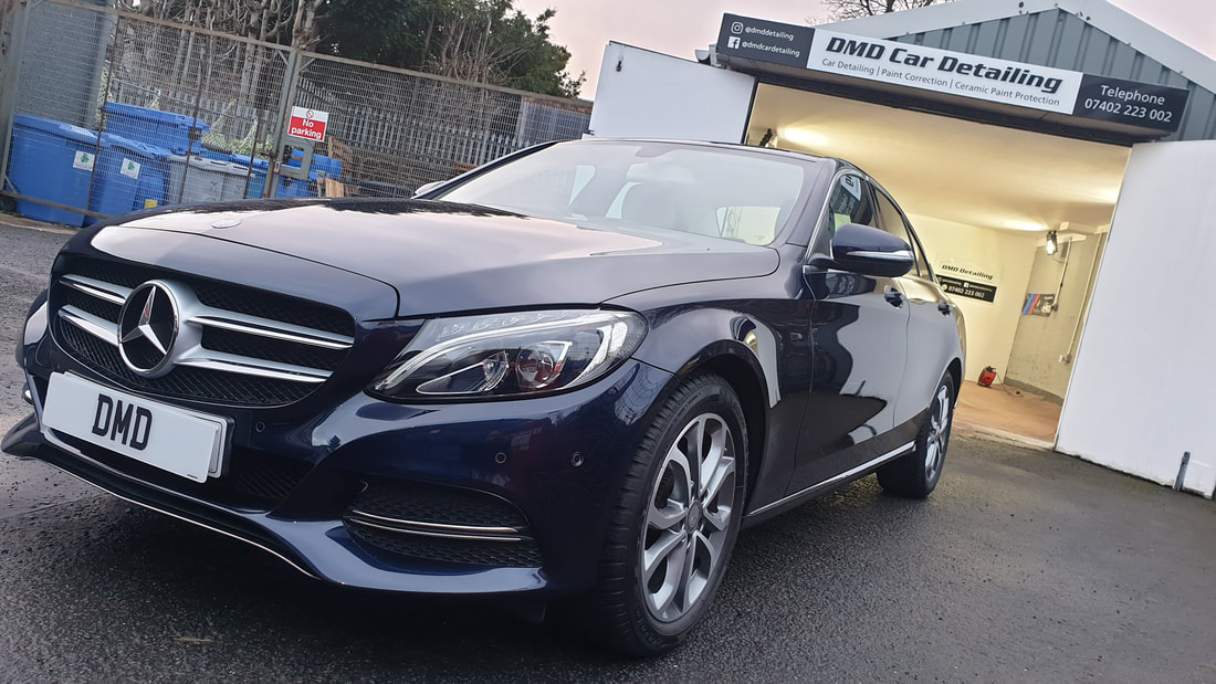 Major Paint Correction Detail - Mercedes C200