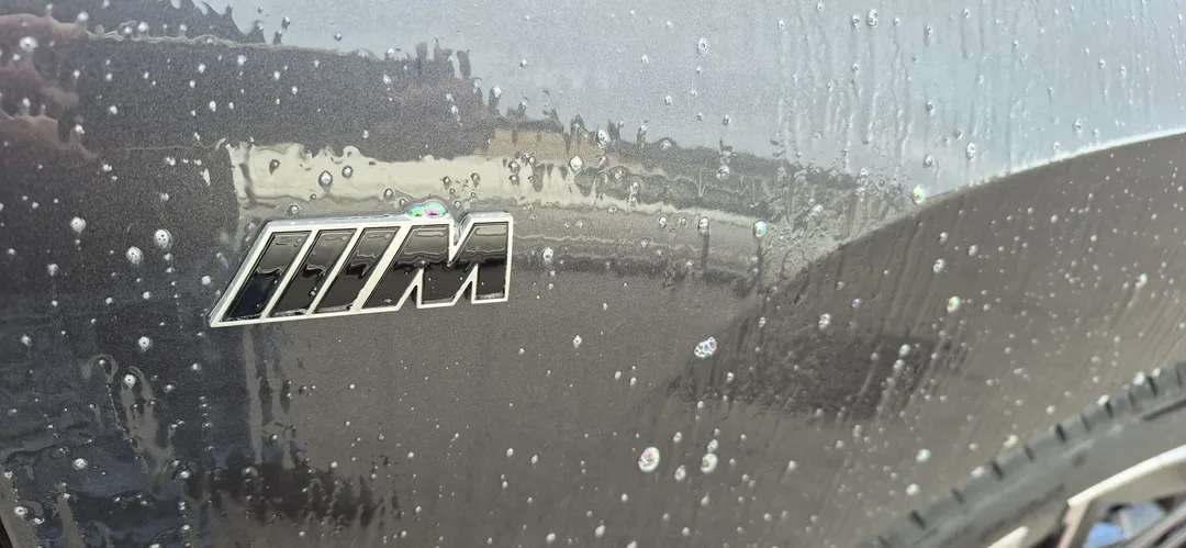 Matte-safe decontamination being carried out on BMW iX M70