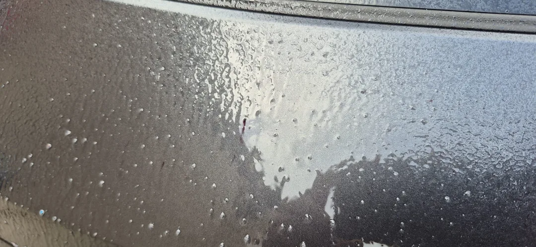 Matte-safe decontamination being carried out on BMW iX M70 at DMD Car Detailing in Paisley near Glasgow