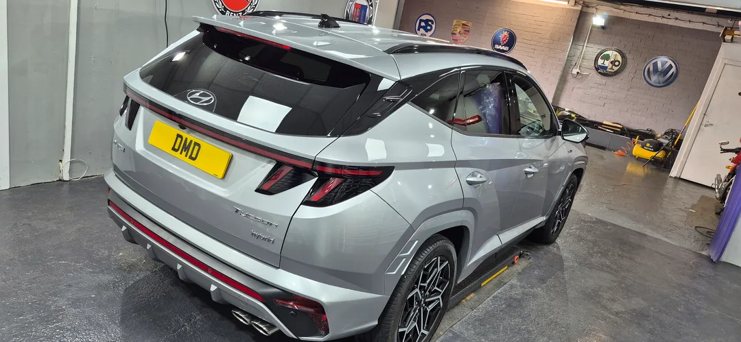 Hyundai Tucson after single stage machine polish and ceramic coating in Paisley at DMD Car Detailing
