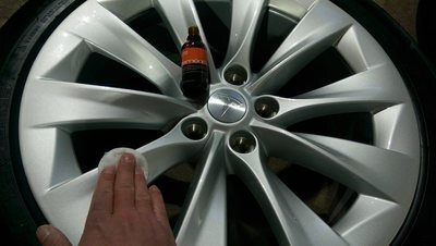 Tesla Alloys Wheels Ceramic Coating.