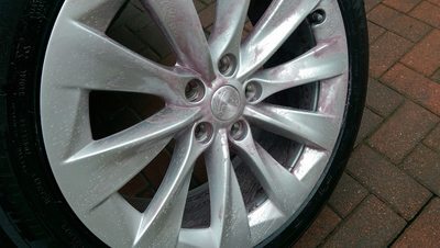 Tesla Alloys Wheels Ceramic Coating.