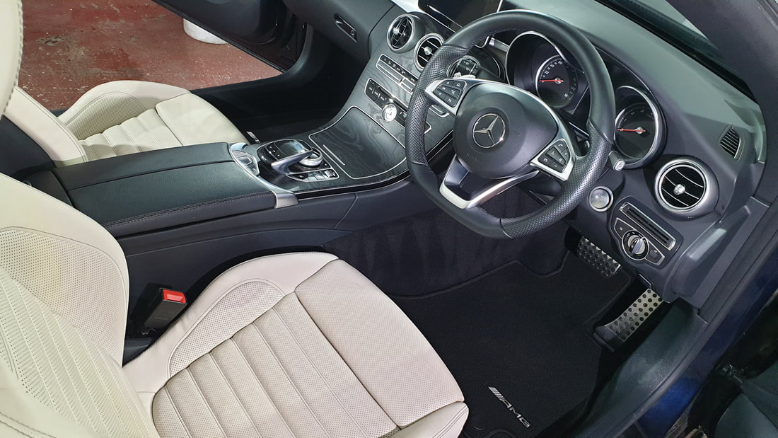 Interior Car Detailing Service - Mercedes C300