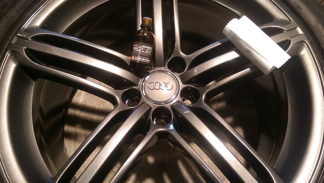 KubeBond WHEELSHIELD applied on Audi wheel near Paisley