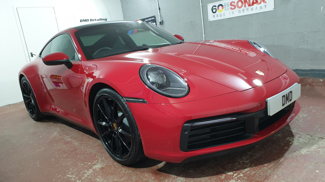 New Car Protection Package carried out on this Porsche 911 near Glasgow