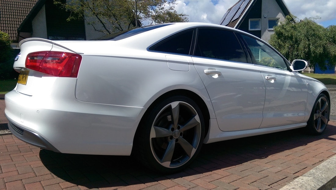 Audi A6 after our Stage 1 Paint Correction package near Paisley