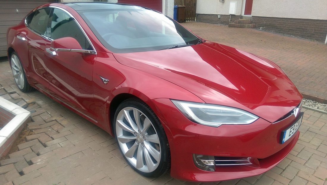 New Car Protection Package carried out on this Tesla near Paisley